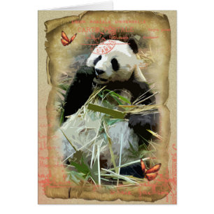 Panda 1 - Carte de voeux