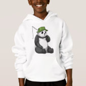 Panda à la pêche avec canne à pêche (Devant)
