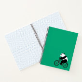 Panda à vélo Carnet (Intérieur)