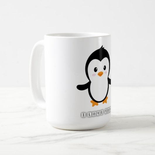 Panda à visage noir mignon sur tasse (Devant gauche)