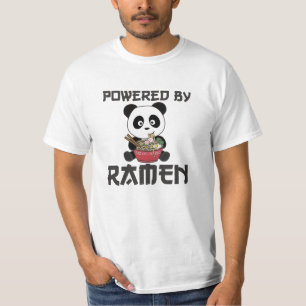 Panda aangedreven door Ramen Sweet Kawaii Noodles T-shirt