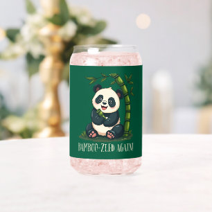 Panda Adorable Enlaçant Bambou Mignon Dessin Animé