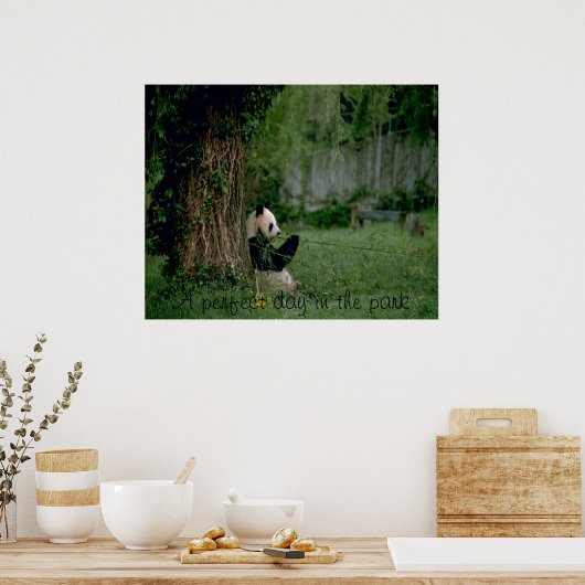 Panda affiche (Cuisine)