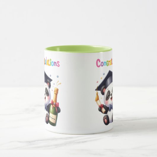 Panda Afstuderen Gefeliciteerd Mok (Midden)