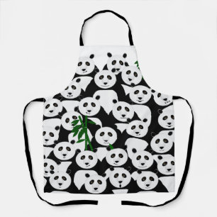 Panda Allover Apron Schort