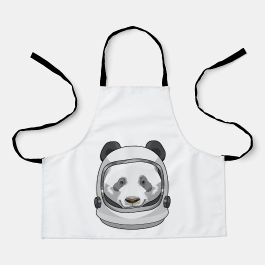 Panda als astronaut met Helmet Schort (Voorkant)