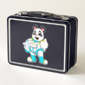 Panda als astronaut met kostuum (Achterkant)