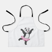 Panda als Ballerina in Ballet Schort (Voorkant)
