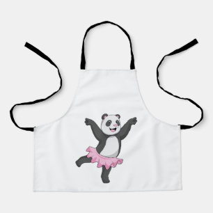 Panda als Ballerina in Ballet Schort