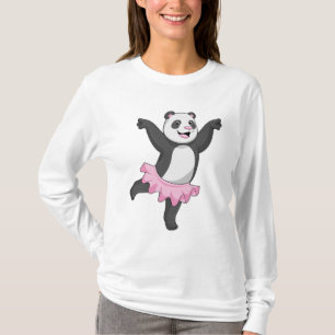 Panda als Ballerina in Ballet T-shirt