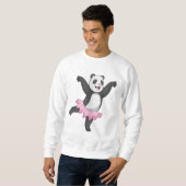 Panda als Ballerina in Ballet Trui (Voorkant volledig)