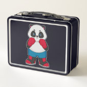 Panda als Boxer met Boxing-handschoenen (Achterkant)