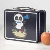 Panda als Runner met Scarf (In situ)