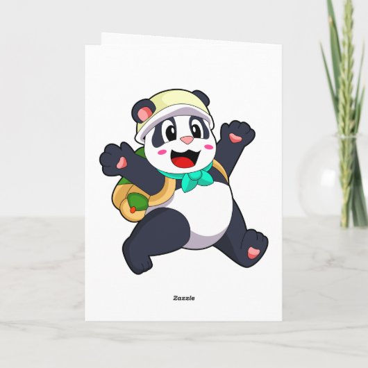 Panda als student kaart (Achterkant)