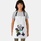 Panda als student schort (Insitu)