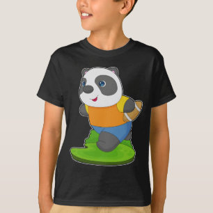 Panda American Football Sportart T-shirt