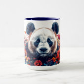 Panda Amongst Flowers Mug Mok (Midden)