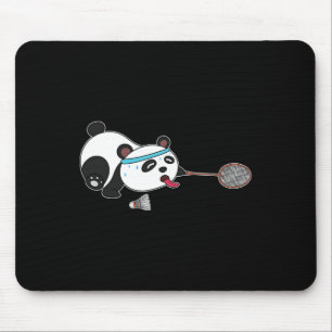 Panda Animals Badminton Shuttles Muismat