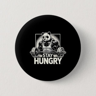 Panda - Anime Bodybuilding Gym Workout Fitness Mot Ronde Button 5,7 Cm