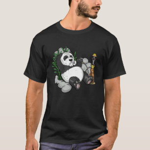 Panda Arabic Hookah Nargileh Shisha Panda Beer T-shirt