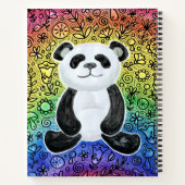 Panda arc-en-ciel Carnet de la palette de calcul (Dos)