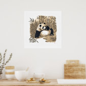 Panda - Archival Art Print (Keuken)