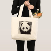 Panda Artwork Grote Tote Bag (Voorkant (product))
