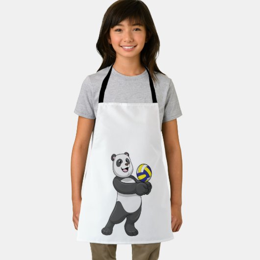 Panda as Volleyball player with Volleyball Schort (Insitu)
