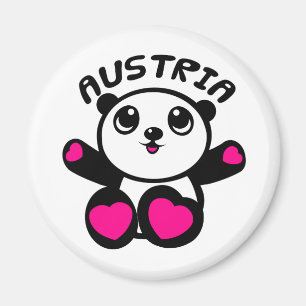 Panda Austria Magneet