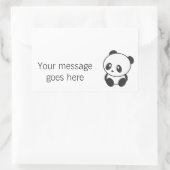Panda autocollants personnalisés (Sac)