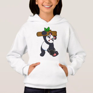 Panda avec bois à l'entraînement Force
