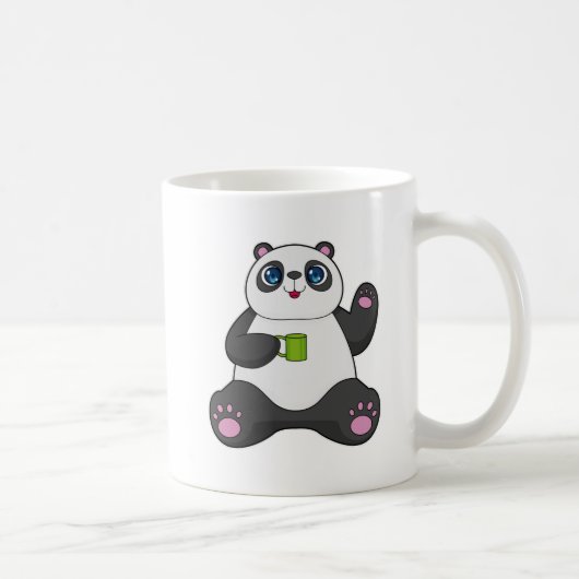 Panda avec tasse de café (Droite)