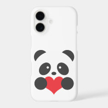 Panda avec un coeur