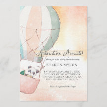 Panda Avontuur Wacht Baby Shower