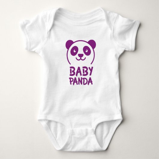 Panda Baby Body Romper (Voorkant)