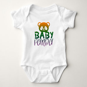 Panda Baby Body Suit Romper