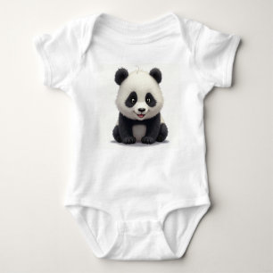 Panda Baby Bodysuit