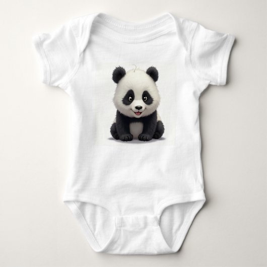 Panda Baby Bodysuit (Voorkant)