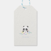Panda Baby shower Gift Labels Cadeaulabel (Achterkant)
