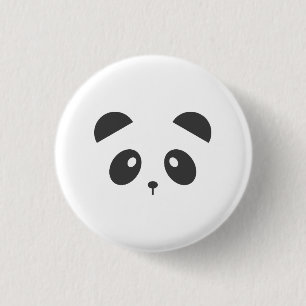 Panda badge ronde button 3,2 cm