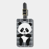 Panda Bagage Tage Bagagelabel (Voorkant verticaal)
