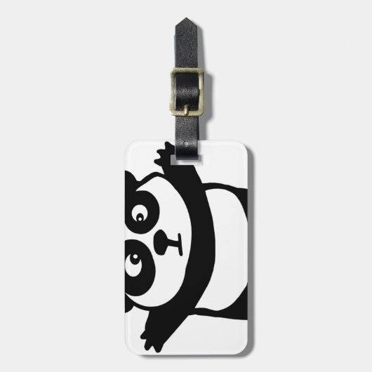 panda bagagelabel (Voorkant verticaal)