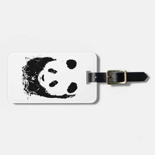 Panda Bagagelabels (Voorkant horizontaal)