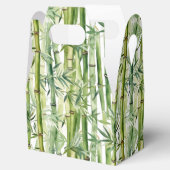 Panda bamboe gunst box bedankdoosjes (Geopend)