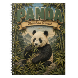 Panda Bamboebos POPCUT Notitieboek