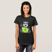 Panda Bamboo Laptop T-shirt (Voorkant volledig)