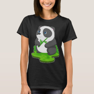 Panda Bamboo twig T-shirt