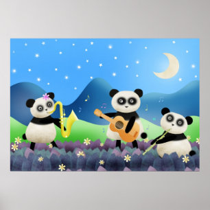 Panda Band - affiche
