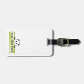 Panda Banner Bagagelabel (Voorkant horizontaal)