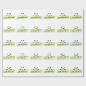 Panda Banner Cadeaupapier (Vlak)